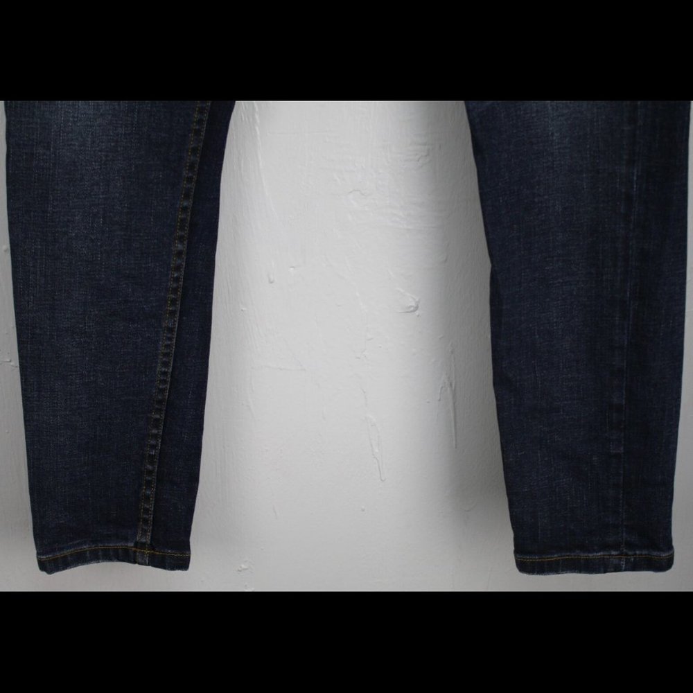 Maje Blue Distressed Womens Jeans Country Cowgirl Size Waist 28 1/2 Inseam 29 - Picture 6 of 9